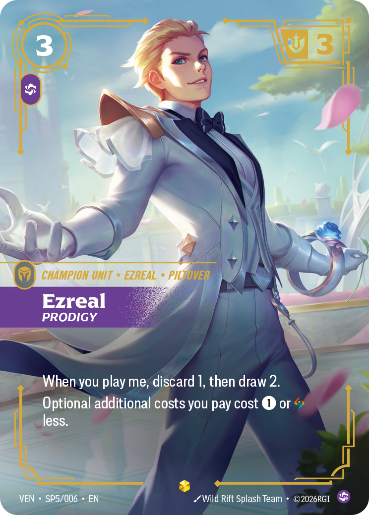 Ezreal, Prodigy (VEN-SP5/006) [Riftbound: Vendetta]