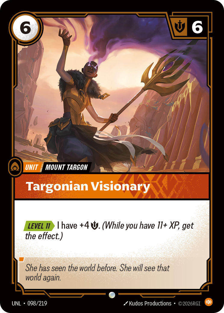 Targonian Visionary (UNL-098/219) [Riftbound: Unleashed]