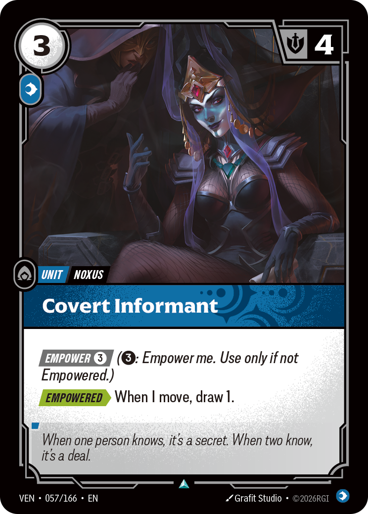 Covert Informant (VEN-057/166) [Riftbound: Vendetta]