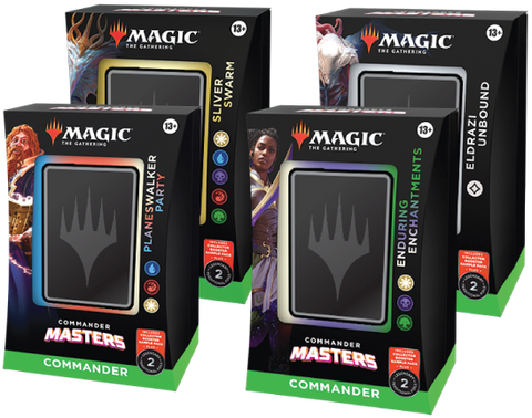 MTG - Commander Masters - Set of 4 Commander Decks