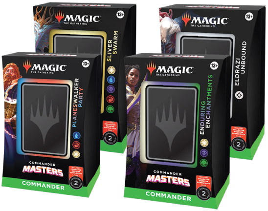 MTG - Commander Masters - Set of 4 Commander Decks