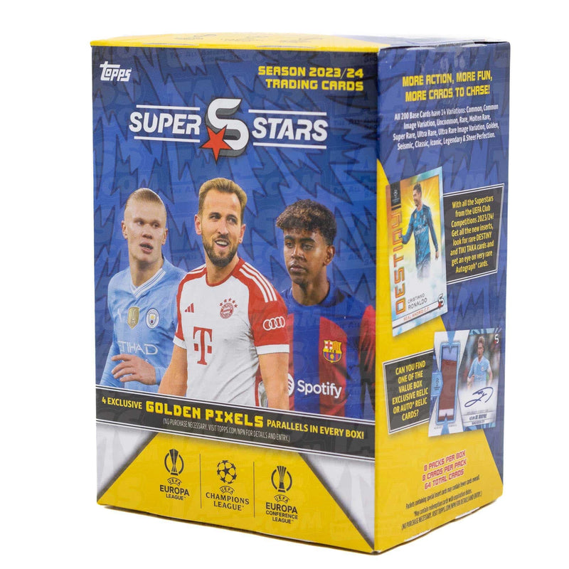 Topps - 2023-24 UEFA Champions League Superstars Soccer - Mega Blaster Box