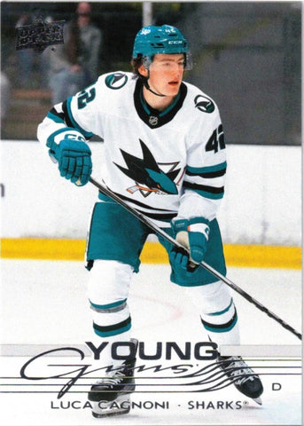 213 - Luca Cagnoni - Young Guns RC [San Jose Sharks]