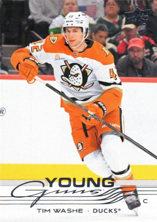 206 - Tim Washe - Young Guns RC [Anaheim Ducks]