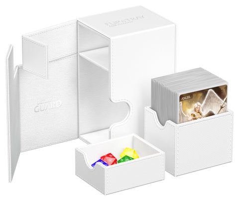 UG - Flip n' Tray 80+ - White Monocolor Deck Box