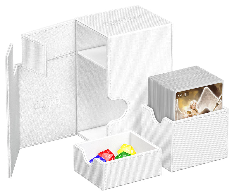 UG - Flip n' Tray 80+ - White Monocolor Deck Box
