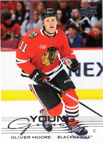 216 - Oliver Moore - Young Guns RC [Chicago Blackhawks]