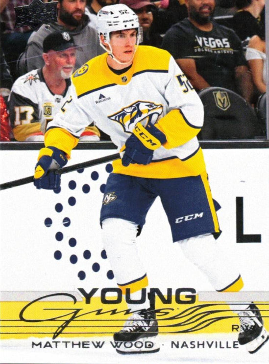 228 - Matthew Wood - Young Guns RC [Nashville Predators]