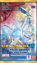 DIGIMON - EX13: Chivalrous XIII- Booster Pack (PREORDER)