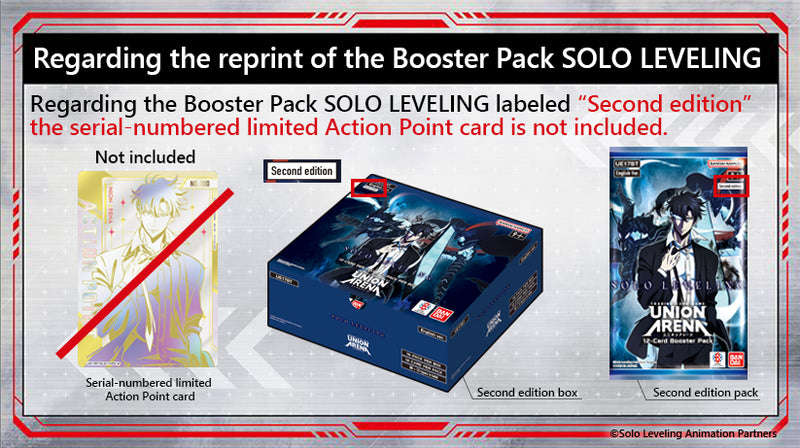 UNION ARENA - Solo Leveling (Reprint - Second Edition) - Booster Box