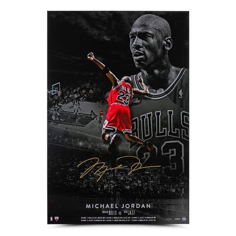 Michael Jordan Autographed - “MJ Poster” 24x36