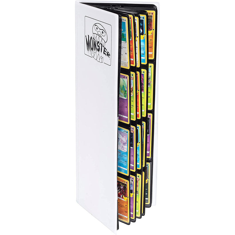 MONSTER - 8-POCKET TOWER BINDER - WHITE MATTE