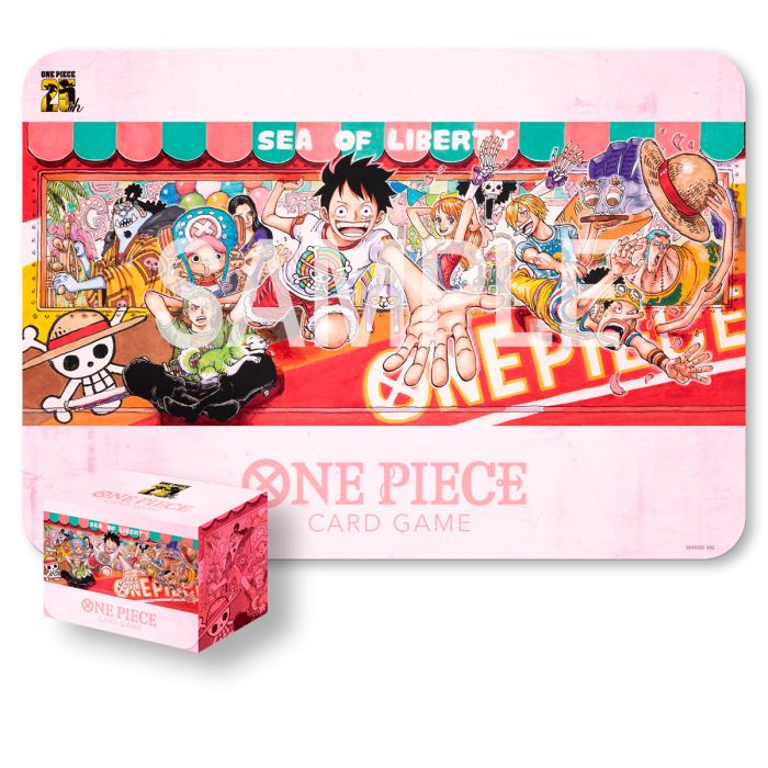 ONE PIECE - 25th Edition - Playmat and Card Case Set