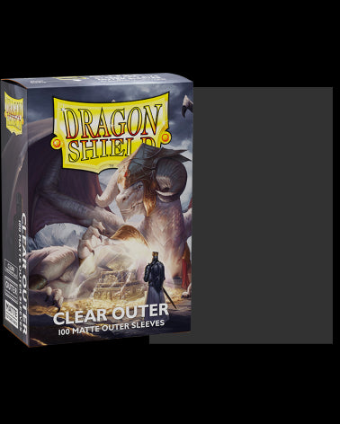 Dragon Shield - Standard Outer: Matte Clear - 100ct Card Sleeves