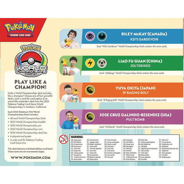 PKMN - 2025 World Championship - Decks (PREORDER)
