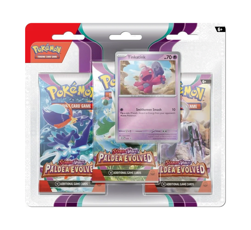 PKMN - Paldea Evolved: Tinkatink - 3-Pack Blister