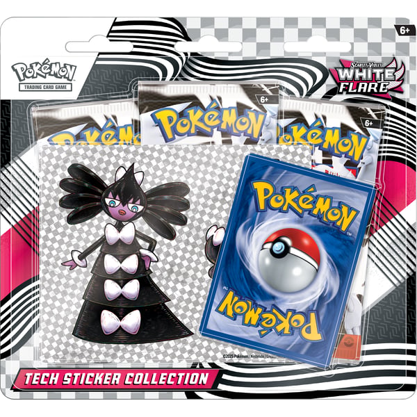 PKMN - Scarlet & Violet: Unova White Flare - Tech Sticker Collection