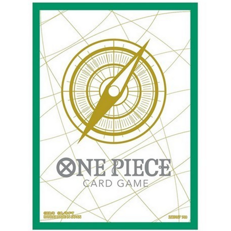 One Piece CG - Sleeve Set 5 - Gold/Green Card Back - 70ct