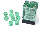 Chessex - CHX27975 - Borealis Light Green/Gold Luminary 36D6