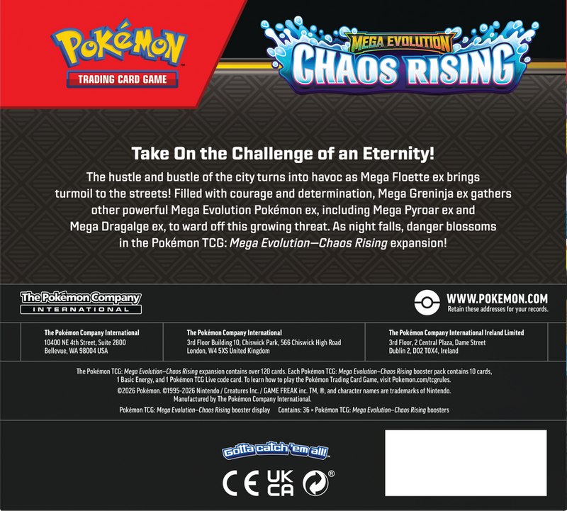 PKMN - Mega Evolution: Chaos Rising - Booster Box