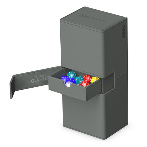 UG - Twin Flip n" Tray: Mono Grey - 266+ Deck box