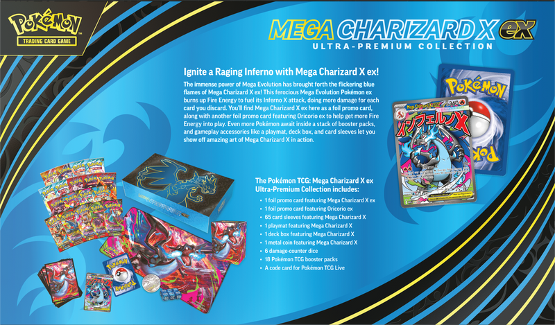 PKMN - Mega Charizard X ex - Ultra-Premium Collection