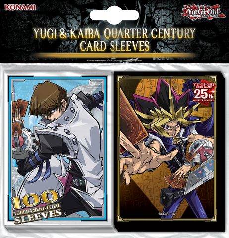 YGO - Quarter Century: Kaiba & Yugi - Card Sleeves (PREORDER)
