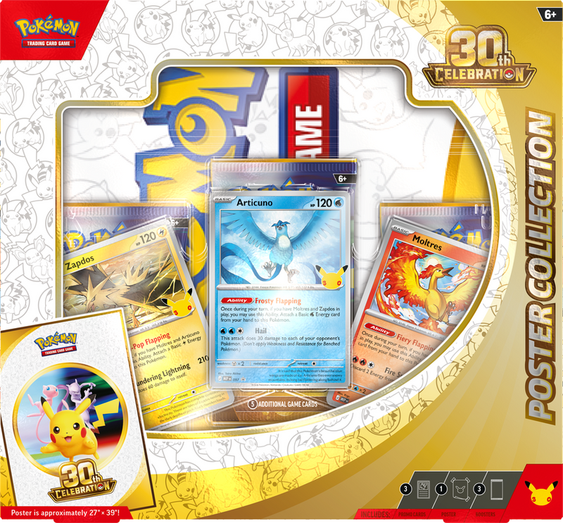 PKMN - 30th Celebration - Poster Collection (PREORDER)
