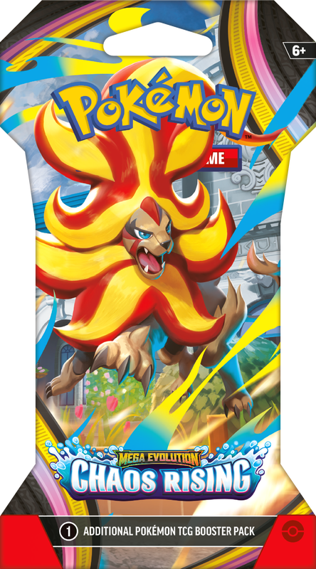 PKMN - Mega Evolution: Chaos Rising - Sleeved Booster Pack