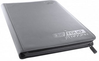 Ultimate Guard - Quadrow Zipfolio Xenoskin: Grey - 18 Pocket Album