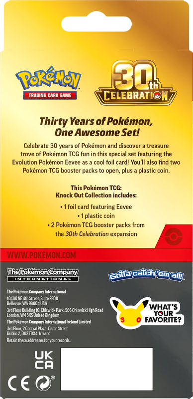 PKMN - 30th Celebration - Knockout Box (PREORDER)