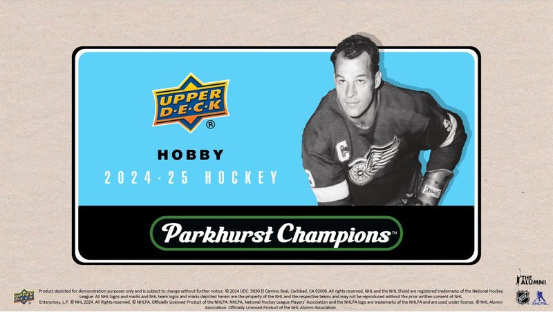 Upper Deck - 2024-25 Parkhurst Champions Hockey - Hobby Box