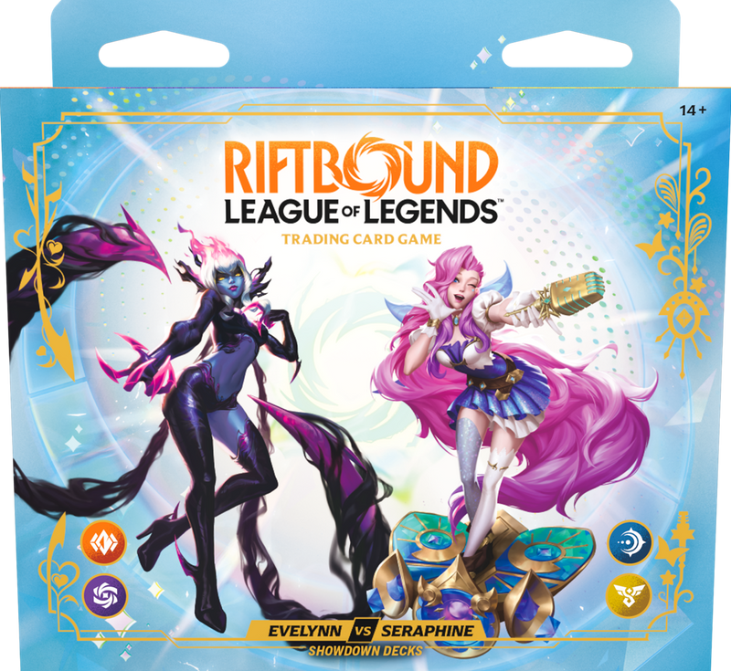 League of Legends Riftbound TCG - Radiance: Evelynn vs Seraphine - Showdown Deck  (PREORDER)