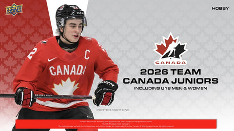 Upper Deck - 2026 Team Canada Juniors Hockey - Hobby Box (PREORDER)