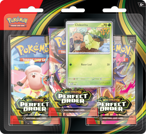 PKMN - Mega Evolution: Perfect Order - 3-Pack Blister
