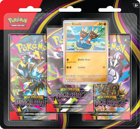 PKMN - Mega Evolution: Pitch Black - 3-Pack Blister