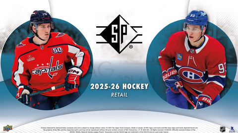 Upper Deck - 2025-26 SP Hockey - Blaster Box (PREORDER)