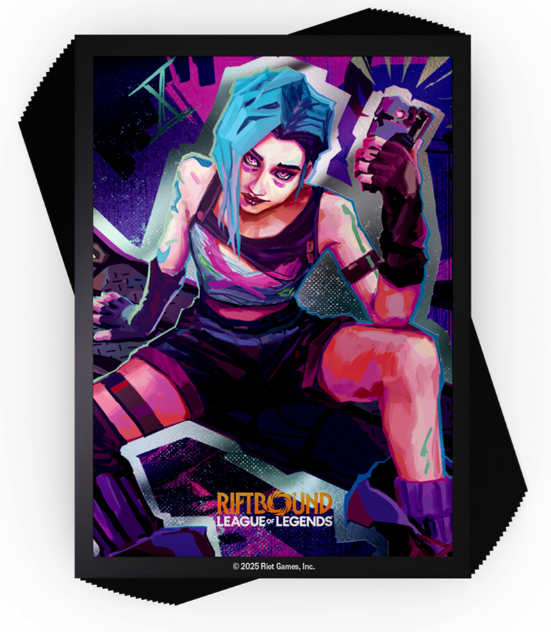 League of Legends Riftbound TCG - Origins Sleeves - Jinx