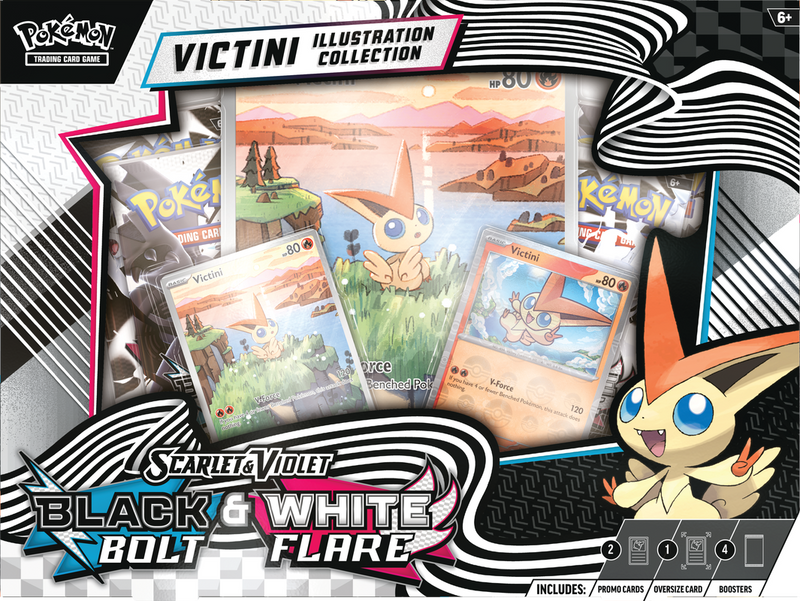 PKMN - Scarlet & Violet: Unova Black Bolt & White Flare - Victini Illustration Collection