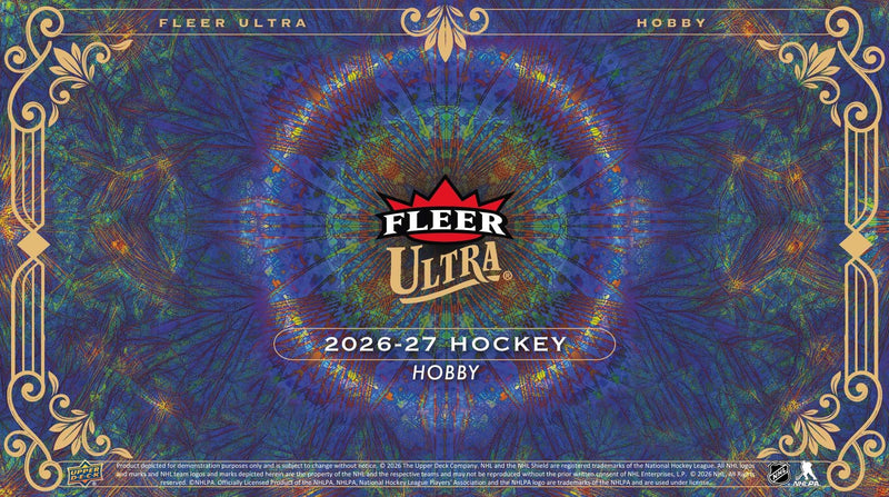Upper Deck - 2026-27 Fleer Ultra Hockey - Hobby Box (PREORDER)