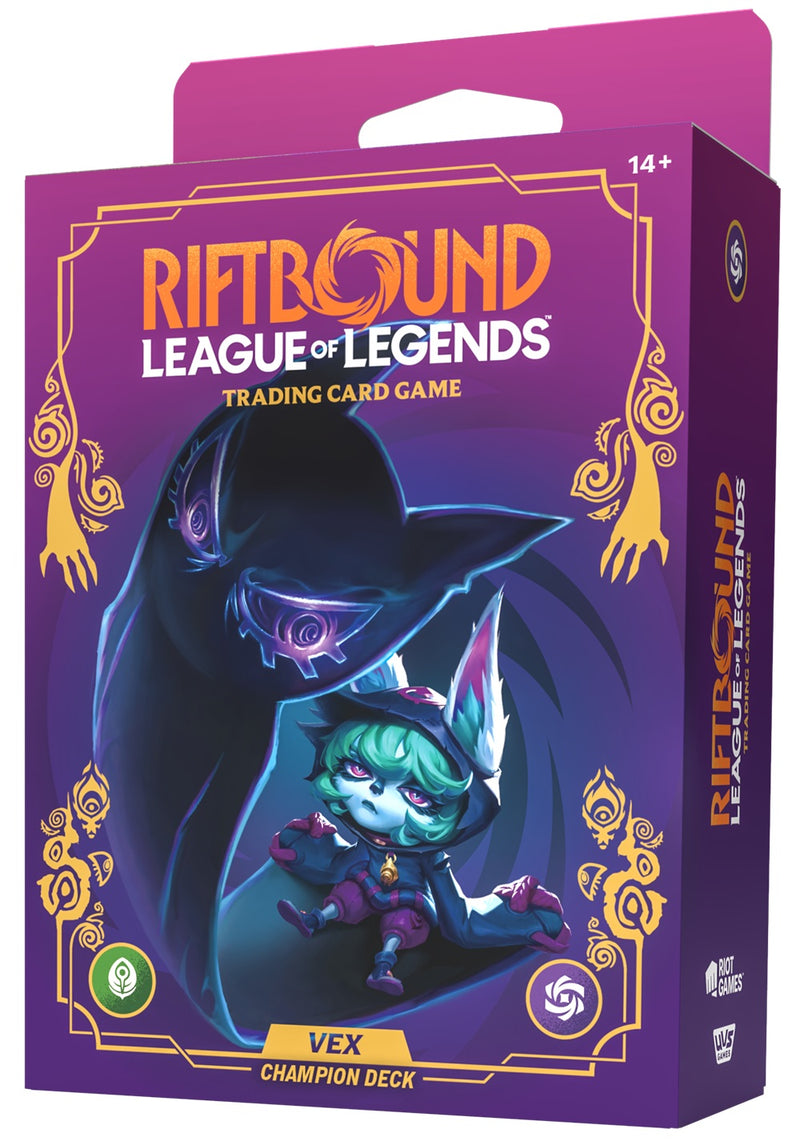 League of Legends Riftbound TCG - Unleashed - Vex Champion Deck (PREORDER)