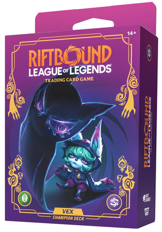 League of Legends Riftbound TCG - Unleashed - Vex Champion Deck (PREORDER)