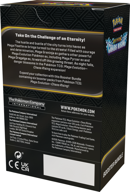 PKMN - Mega Evolution: Chaos Rising - Booster Bundle