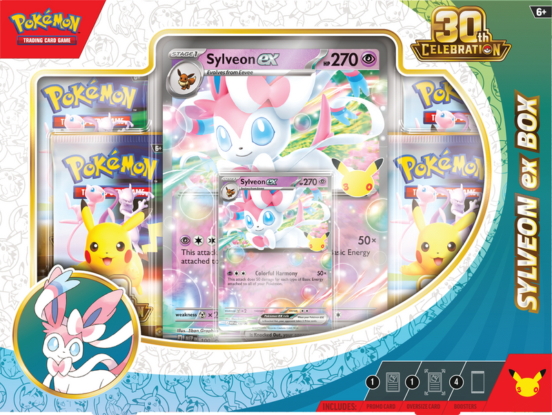 PKMN - 30th Celebration - Sylveon ex Box (PREORDER)
