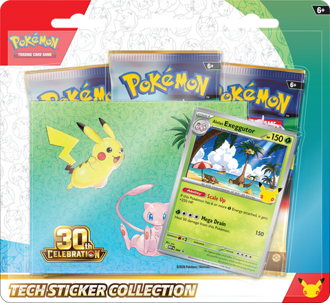 PKMN - 30th Celebration - Tech Sticker Collection