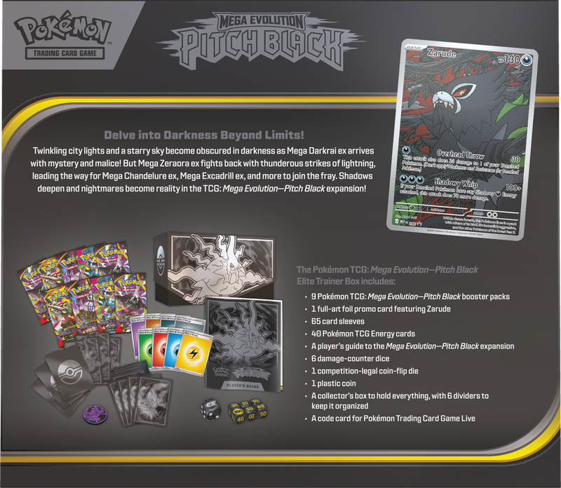 PKMN - Mega Evolution: Pitch Black - Elite Trainer (PREORDER)
