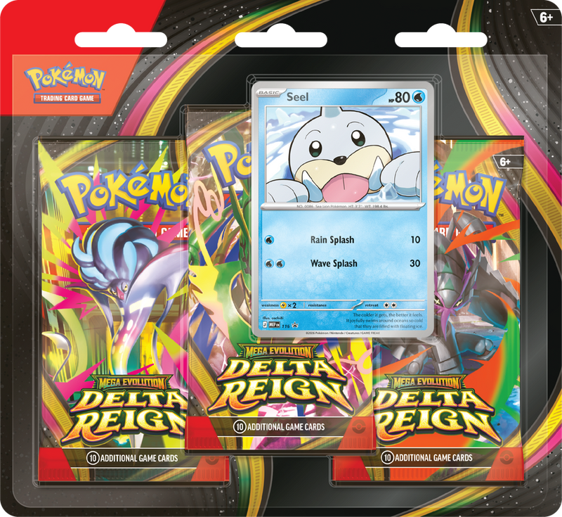 PKMN - Mega Evolution: Delta Reign - 3-Pack Blister (PREORDER)
