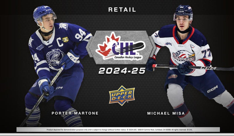 Upper Deck - 2024-25 Canadian Hockey League - Blaster Box (PREORDER)