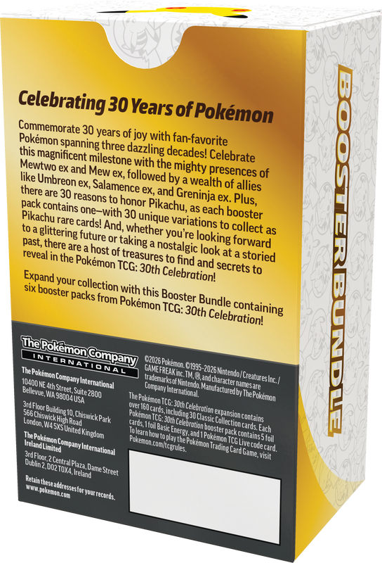 PKMN - 30th Celebration - Booster Bundle