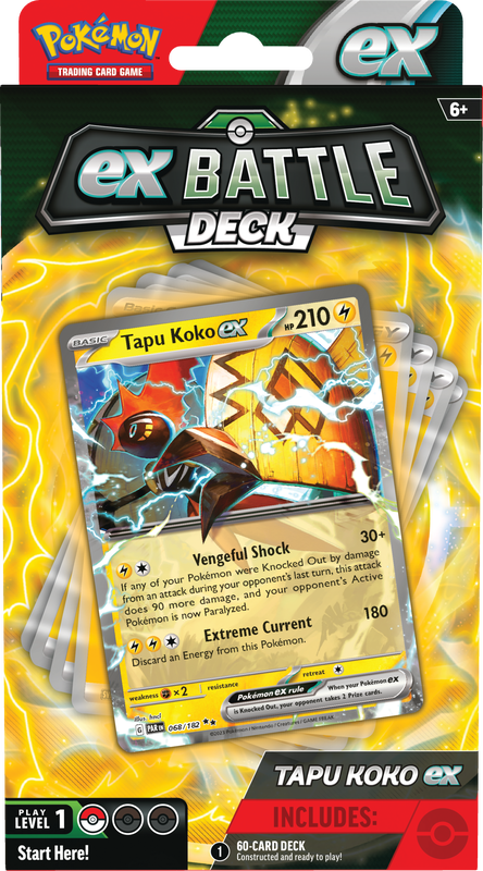 PKMN - Tapu Koko / Iron Leaves - ex Battle Deck